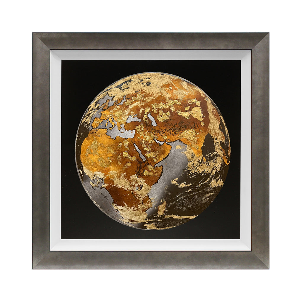 World Turning VII Africa Asia - Silver - Embellished