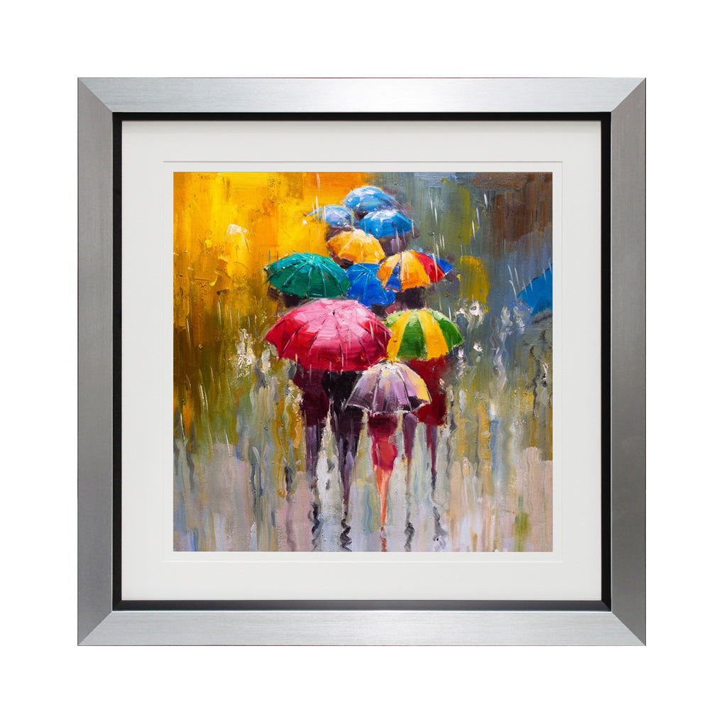 Les Parapluies I 69x69cm
