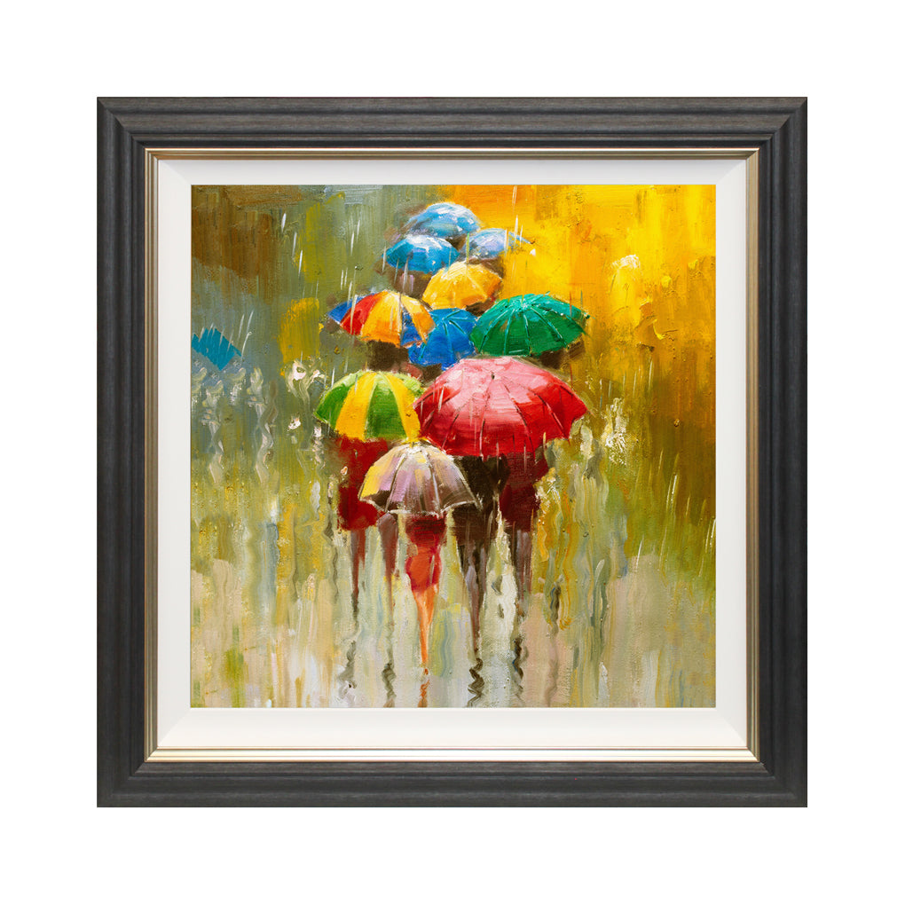 Les Parapluies II 92.5 x 92.5cm