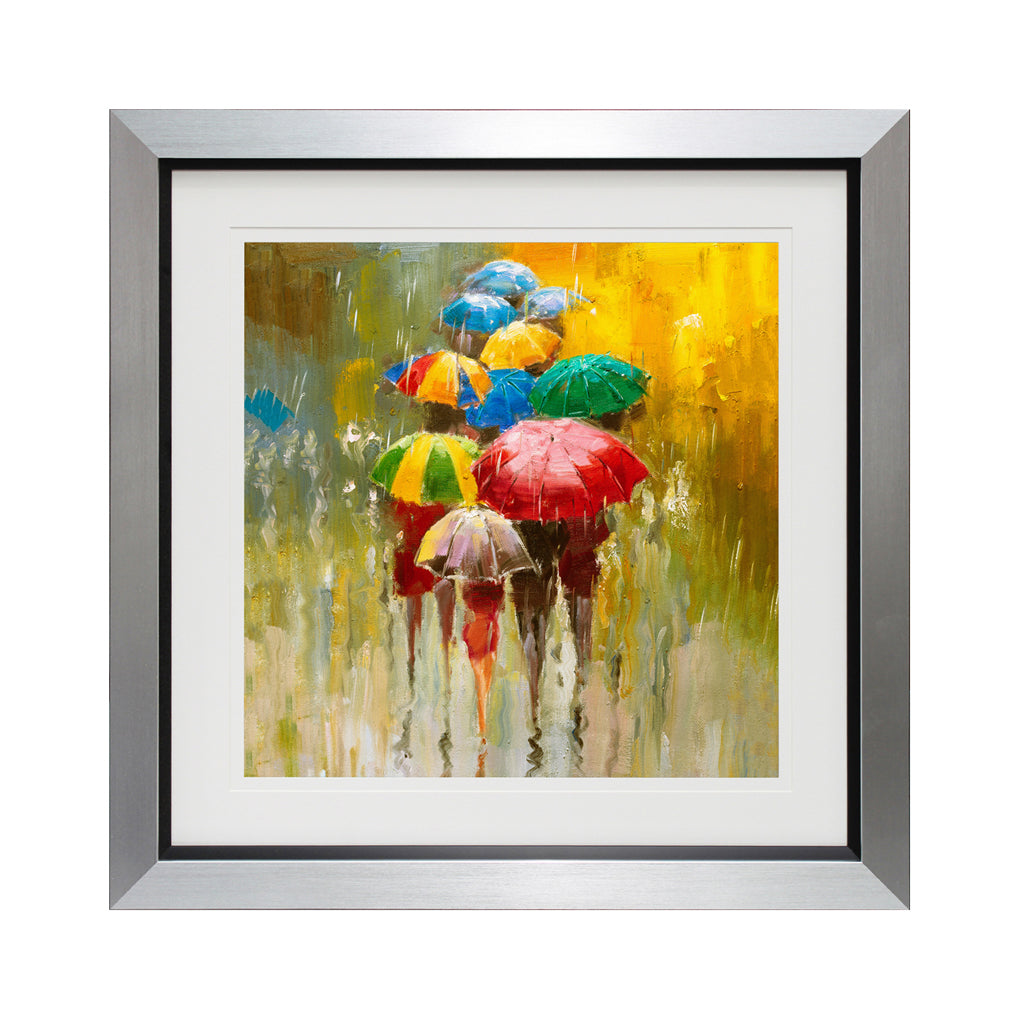 Les Parapluies II 69x69cm