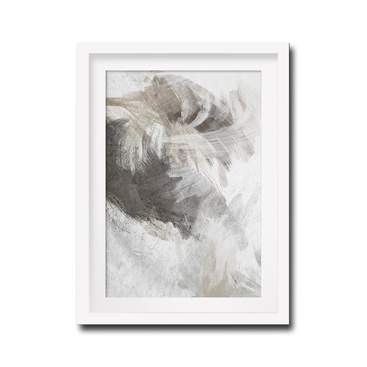 Greige BOHO Print Set of 3 Painting by Aimee Linzi- Pallet