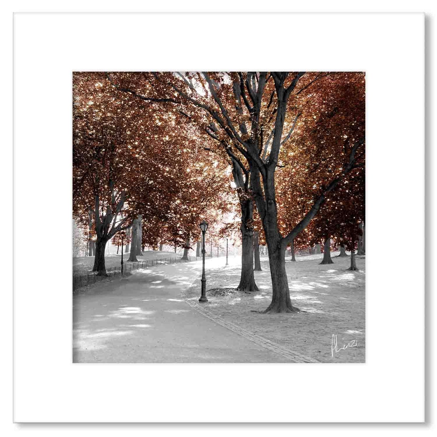 Path Bronze Painting Print
