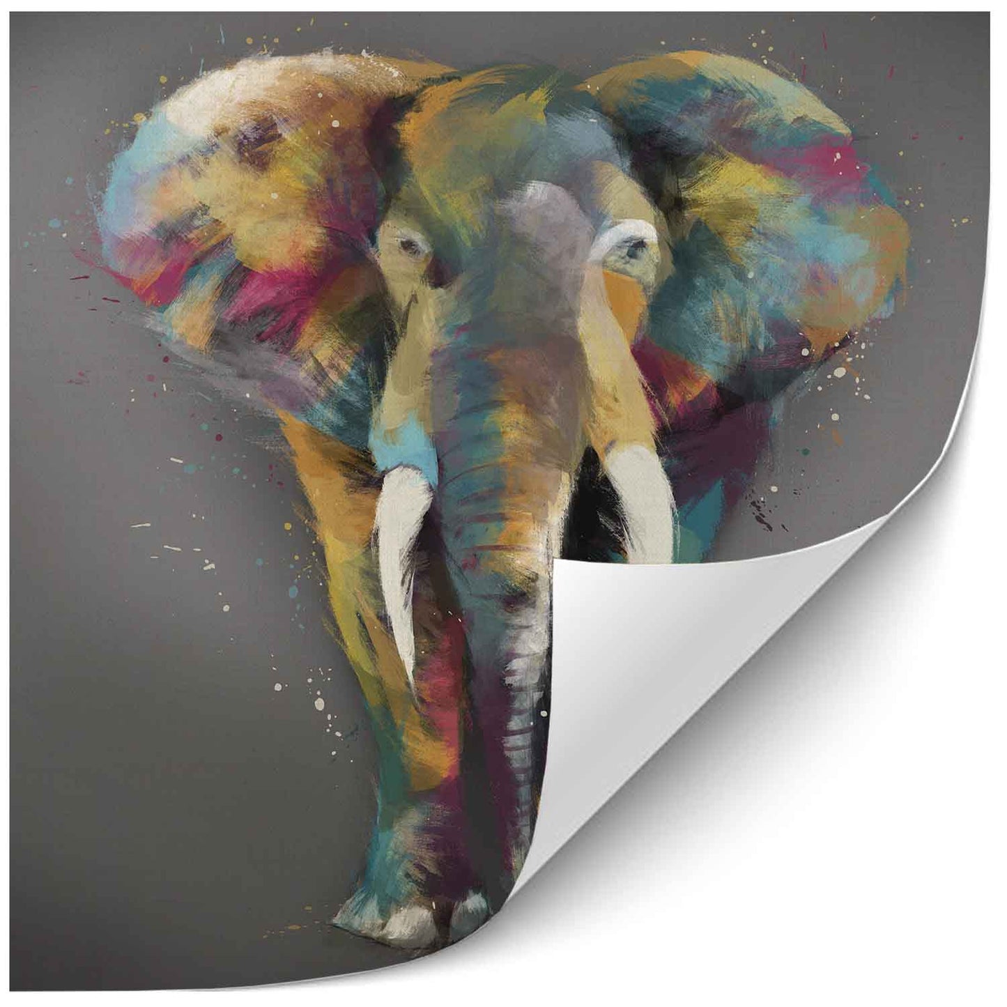 Elephant Painting Print