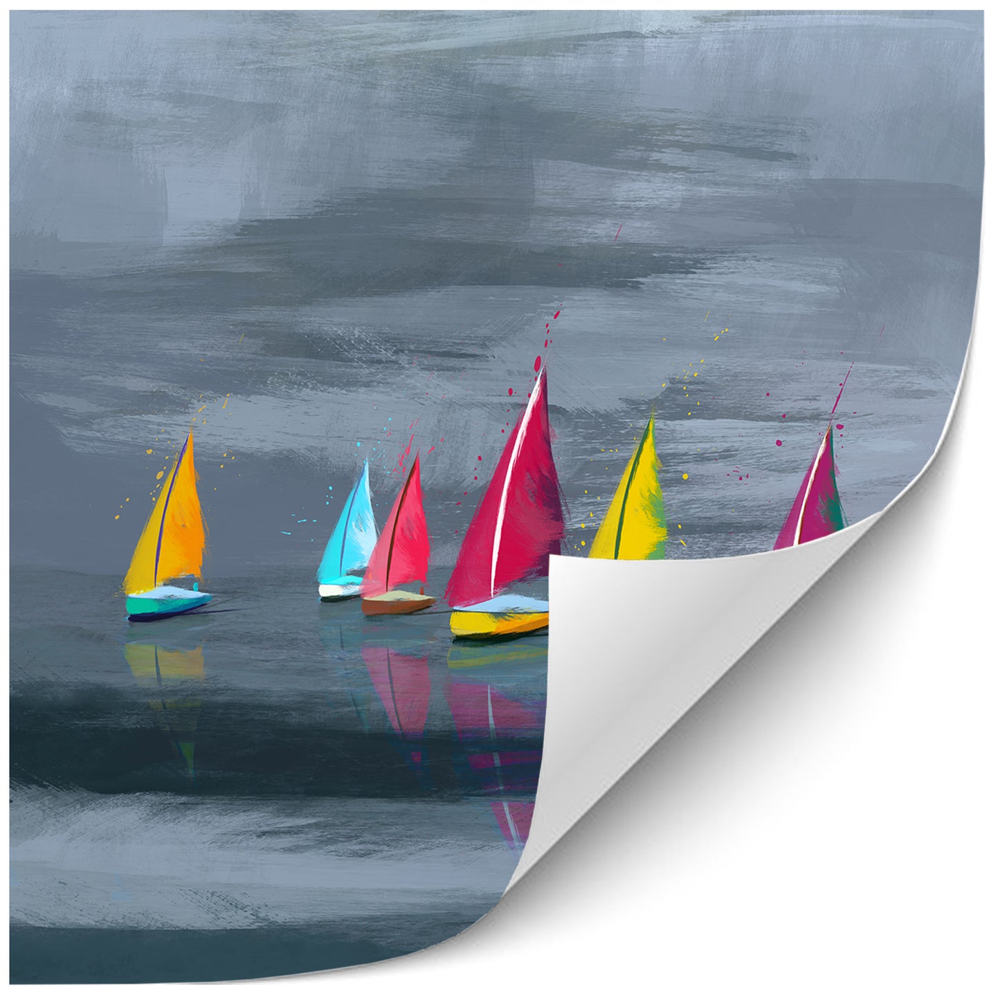Sailing Painting Print