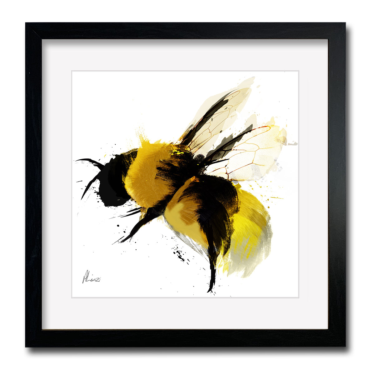 Bumblebee 2 Framed Print designed by Aimee Linzi