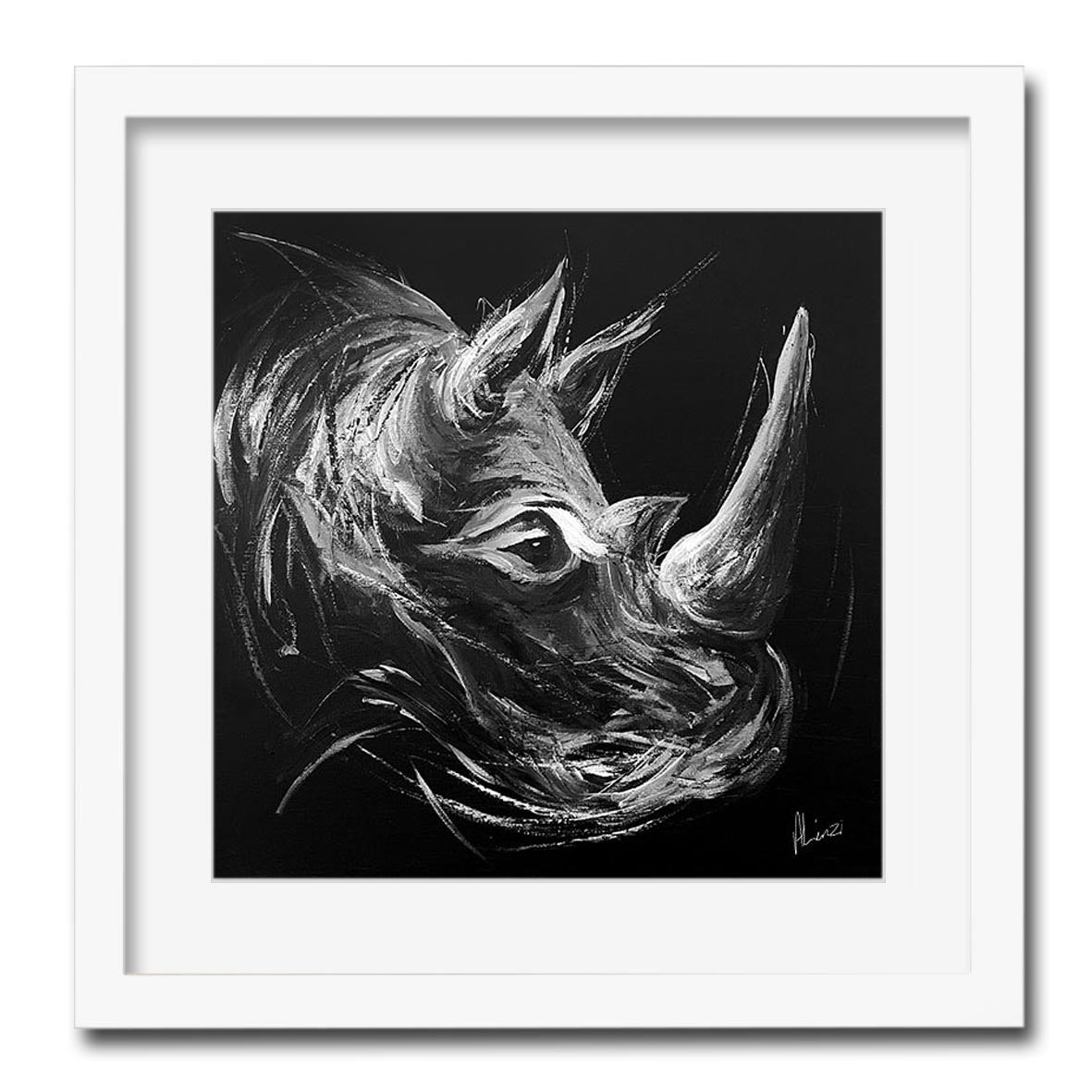 Rhino-I Eclipse Print Wall Art Framed