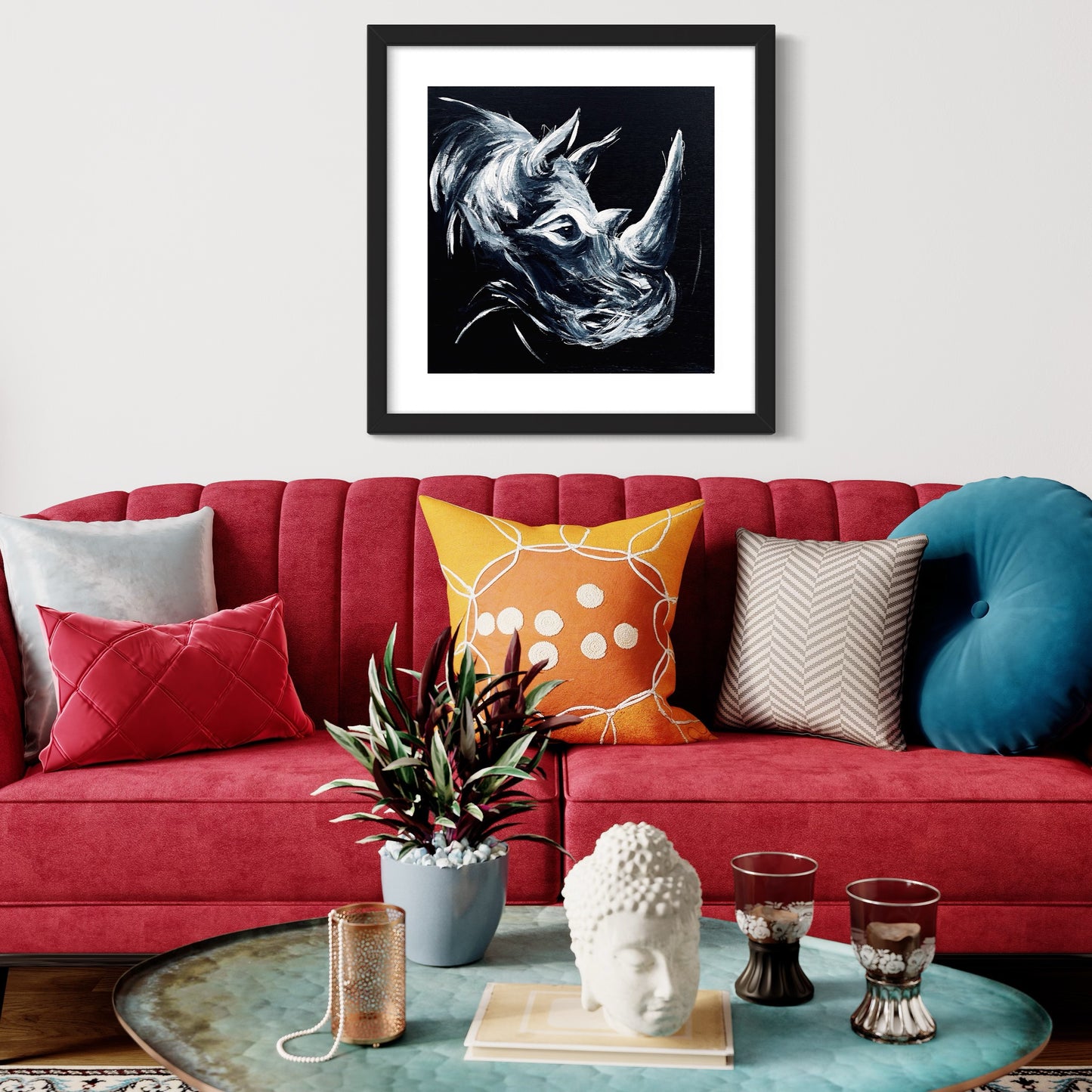 Rhino-I Eclipse Print Wall Art Framed