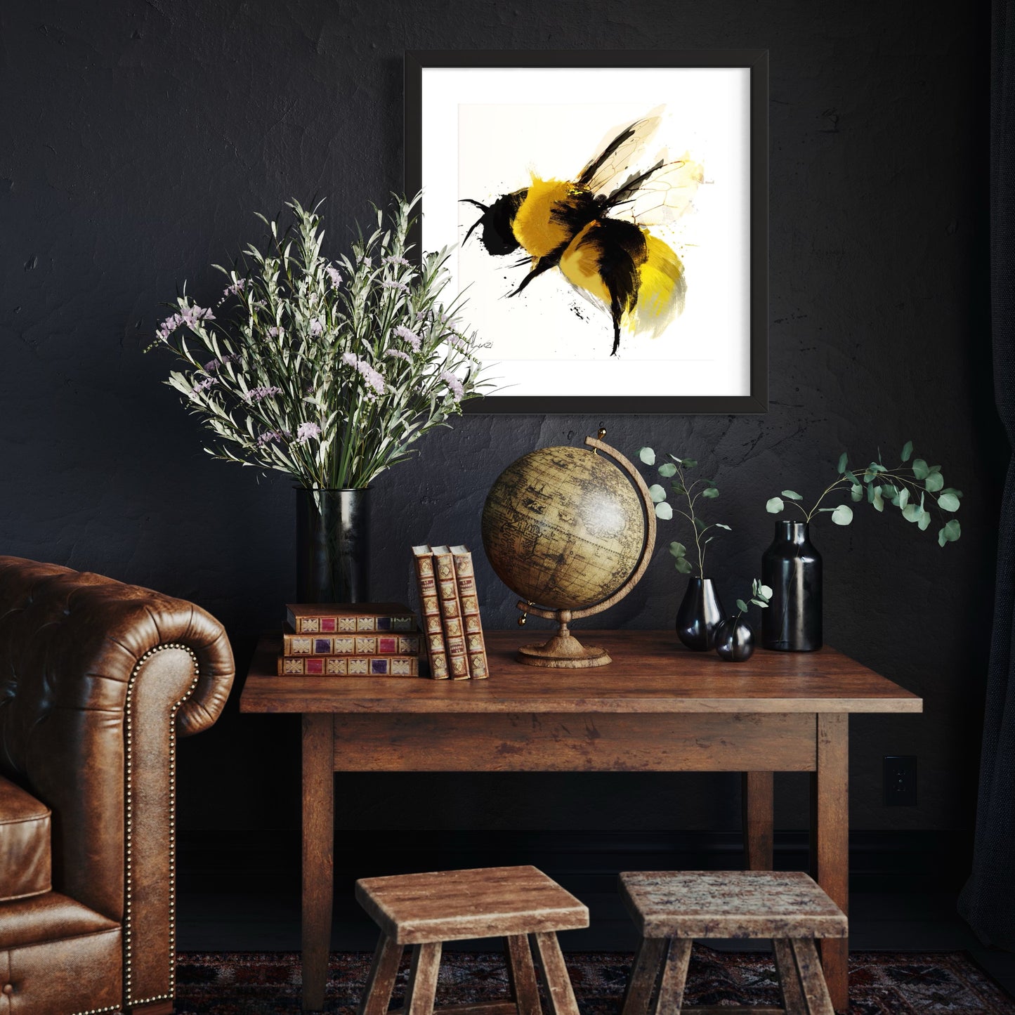 Bumblebee 2 Framed Print designed by Aimee Linzi