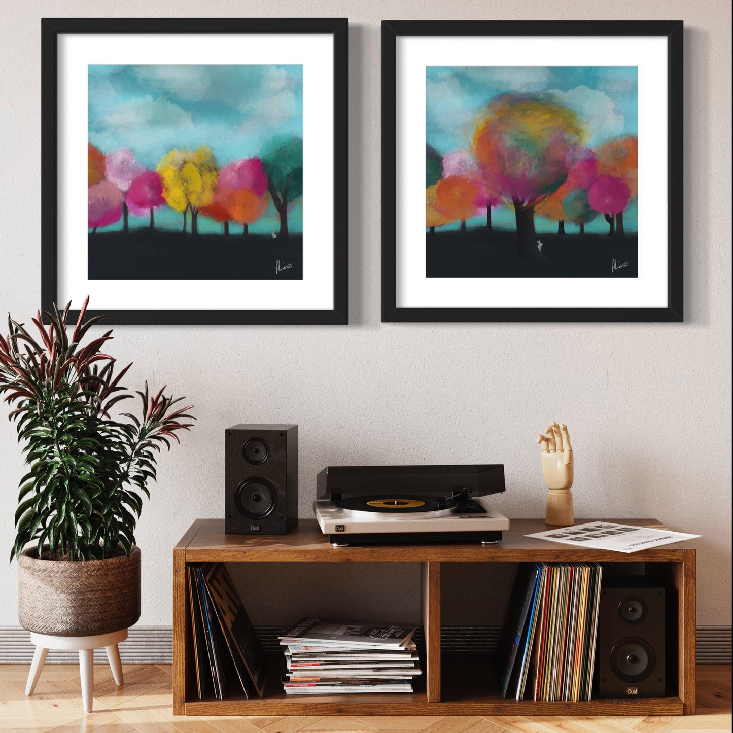 DREAMSCAPE I Liquid Print Wall Art Framed by Aimee Linzi
