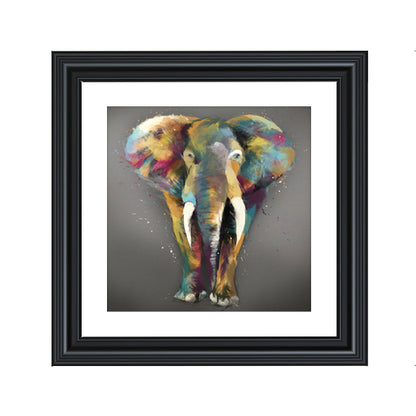 Abstract Elephant Painting- Liquid Foil Art by Aimee Linzi