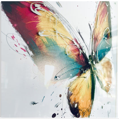 Butterfly Painting Print Framed