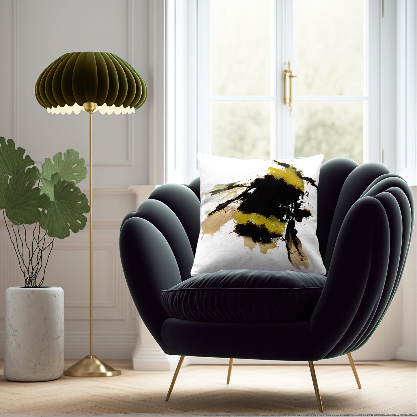 Bumblebee 1 Cushion 45 x 45cm