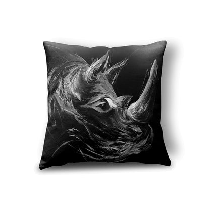 Rhino I Cushion 45 x 45cm Luxury Faux Suede