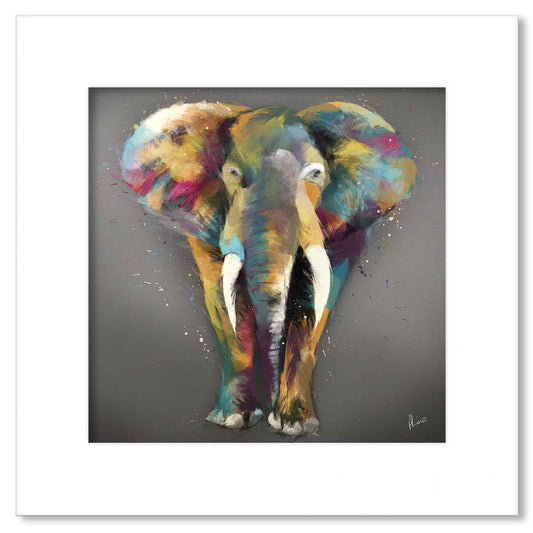 Elephant Painting Print