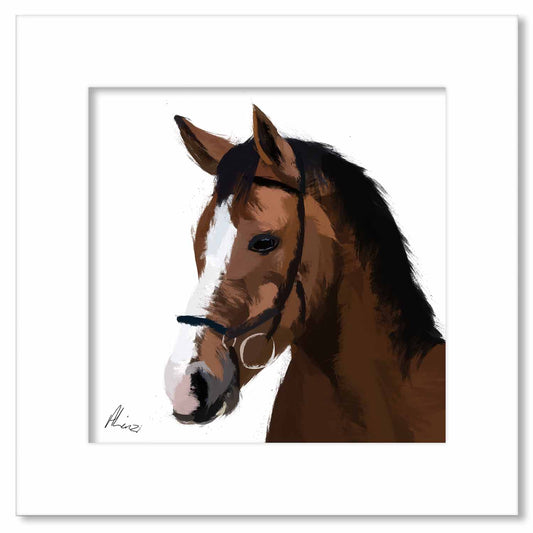 Horse Painting Print