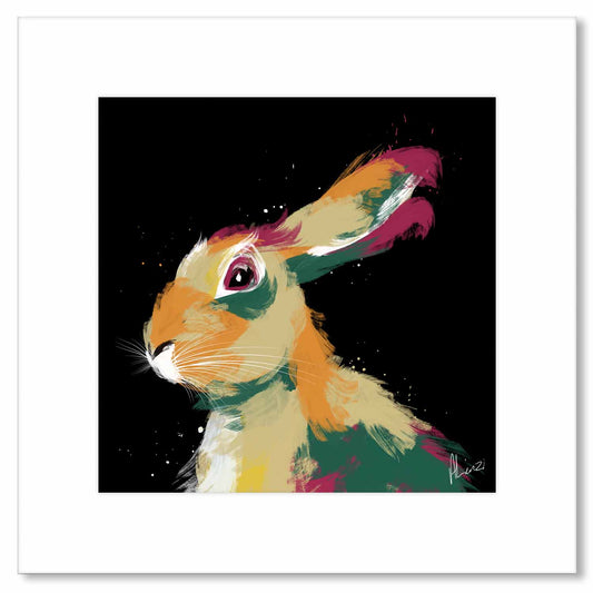 Hare 2 Painting Print