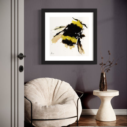 Bee Liquid Foil Wall Art by Aimee Linzi