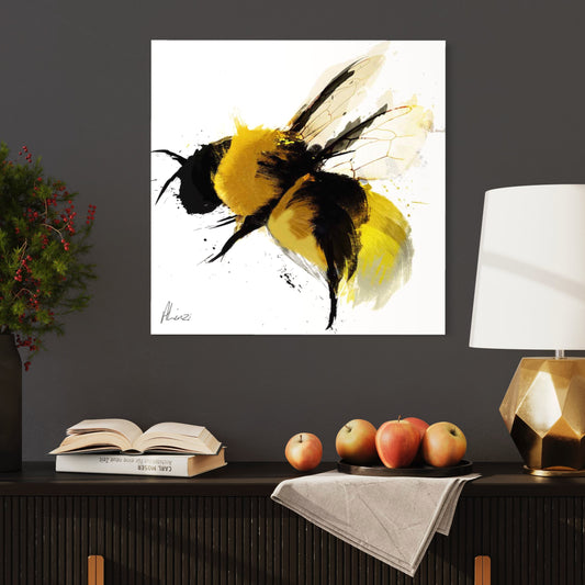 Bee 2 Canvas Print designed by Aimee Linzi