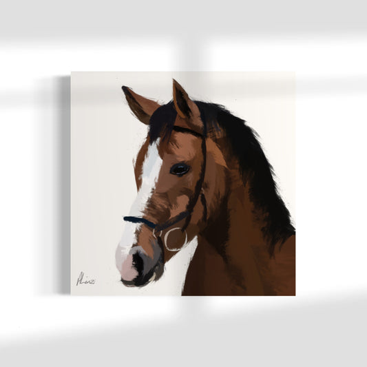 Horse Painting Print on Canvas